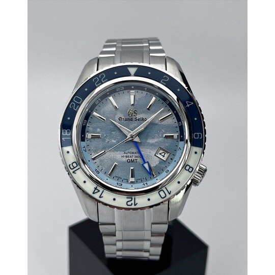 Custom Grand Seiko Mod • Premium GS SBGJ275 “Unkai” Sea of Clouds V2 GMT • 44mm